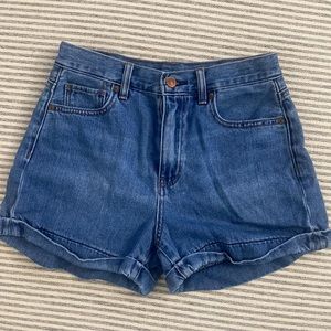 American eagle high rise mom shorts